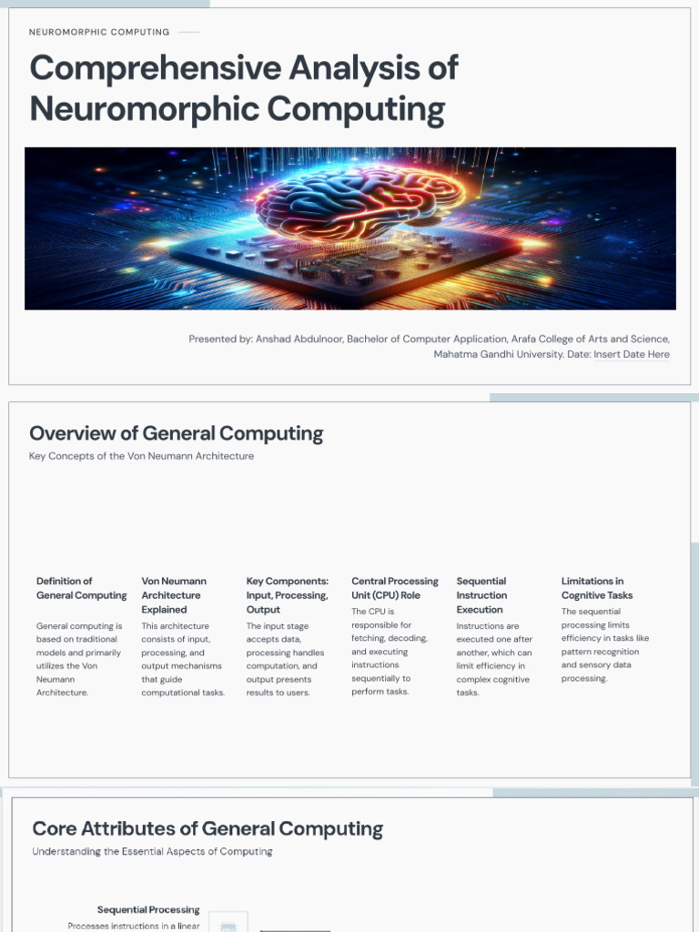Comprehensive Analysis of Neuromorphic Computing | PDF