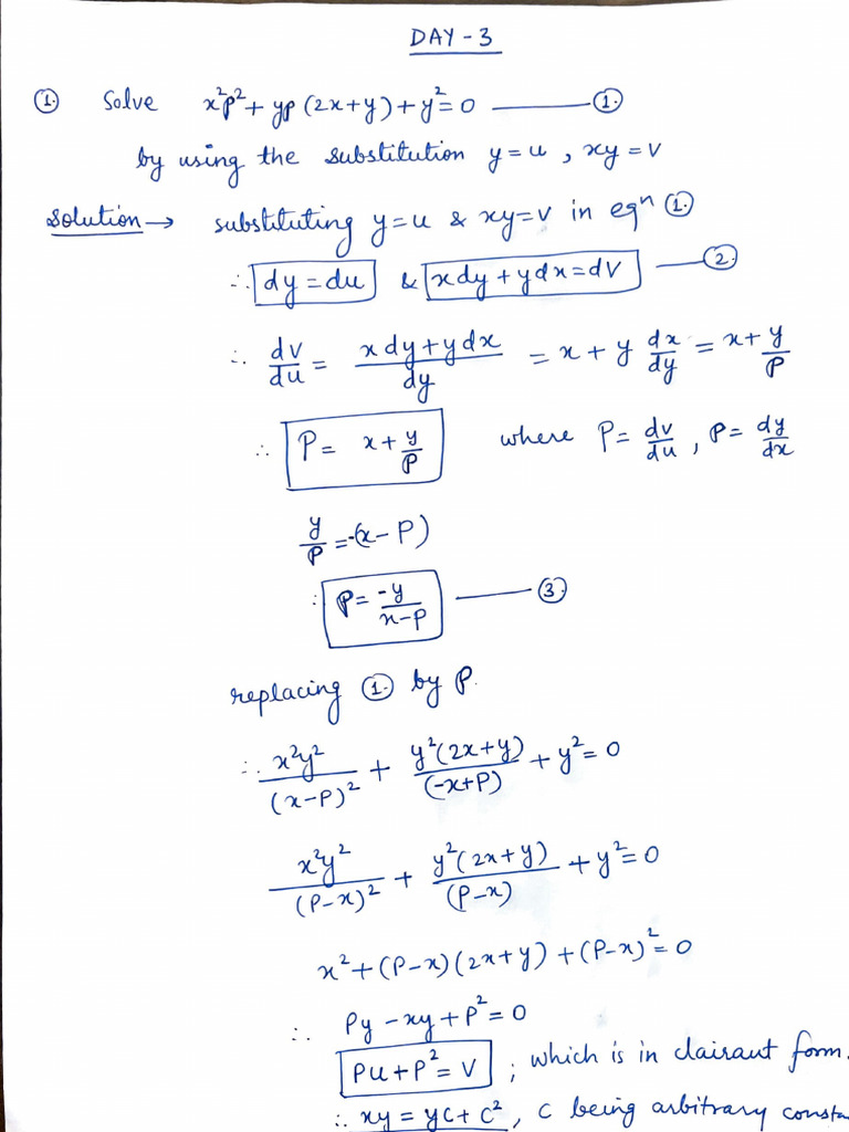 Complex Math Equation Analysis | PDF