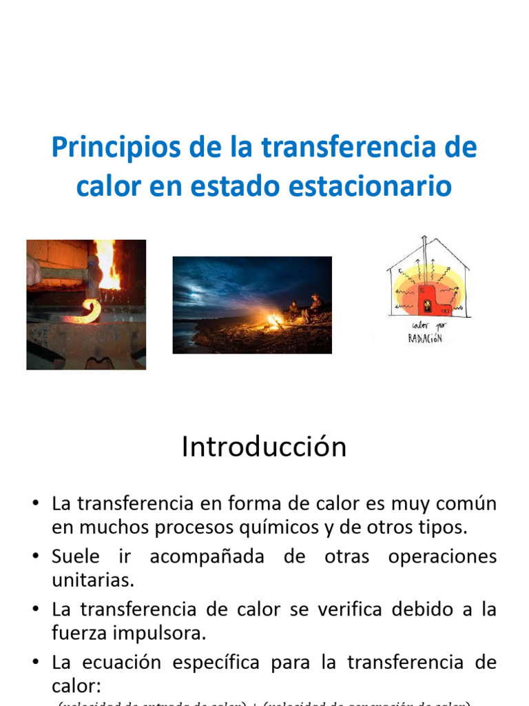Transferencia de Calor en Estado Estacionario | PDF | Conduccion ...
