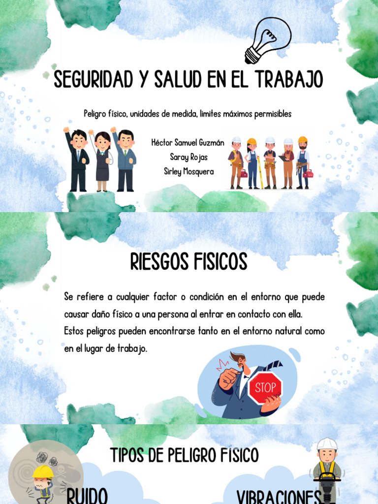 Seguridad Salud en El Trabajo - MPLL | PDF | Radiación | ruido
