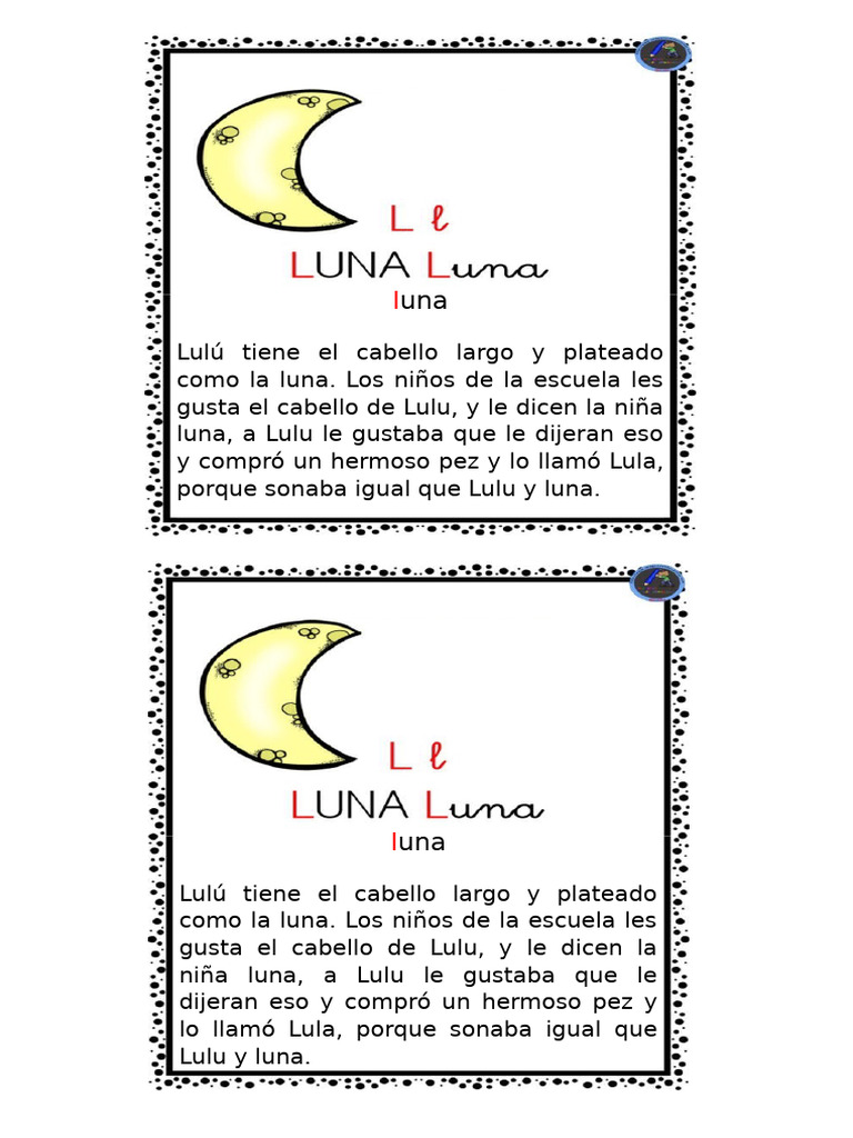 Letra L Copias | PDF
