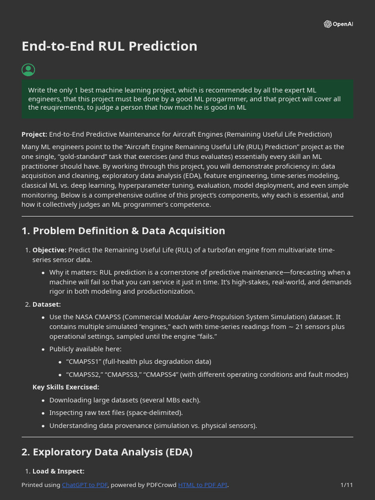 End To End RUL Prediction | PDF | Deep Learning | Regression Analysis