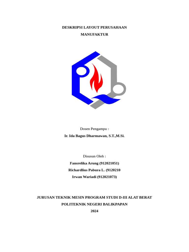 Desain Layout Perusahaan Manufaktur | PDF