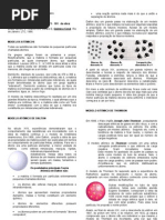 Química Aplicada - Modelo Atomico Calculo Estequiometrico