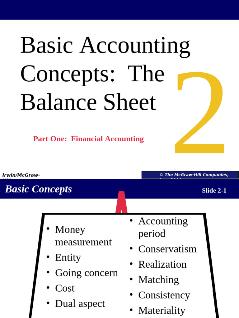 Understanding Basic Accounting Concepts | PDF | Equity (Finance ...