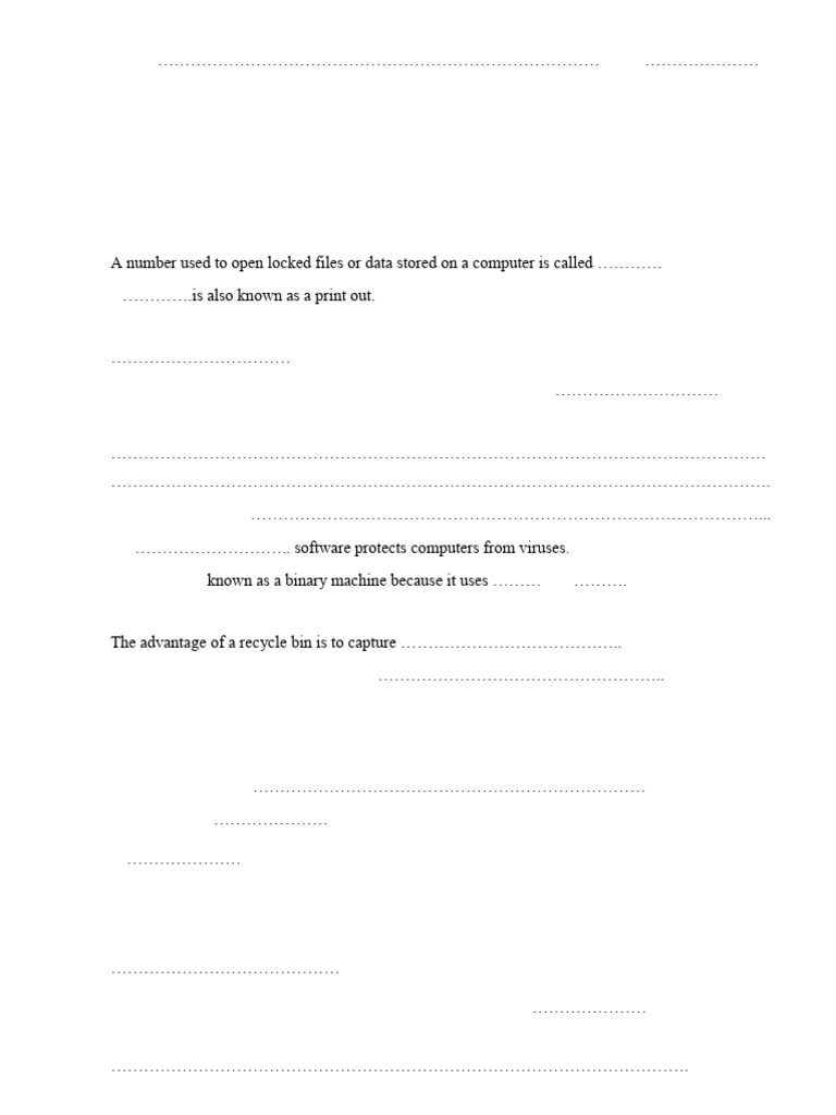 Grade 9 Computer Studies Test 2025 | PDF