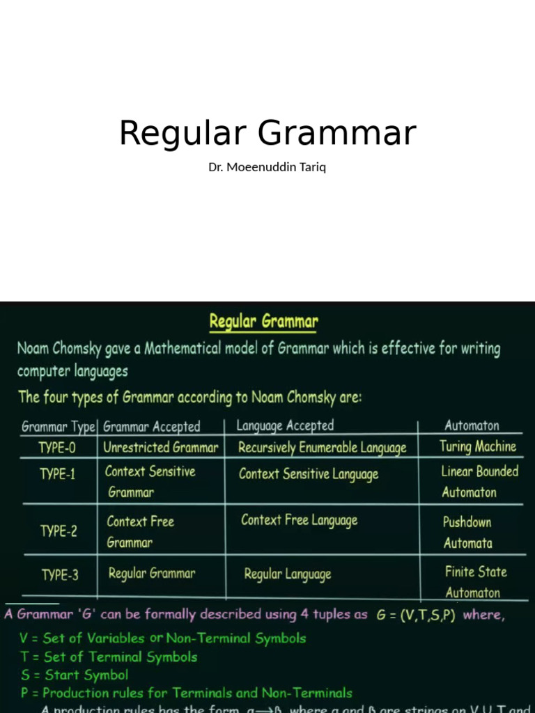Regular Gramma1r | PDF