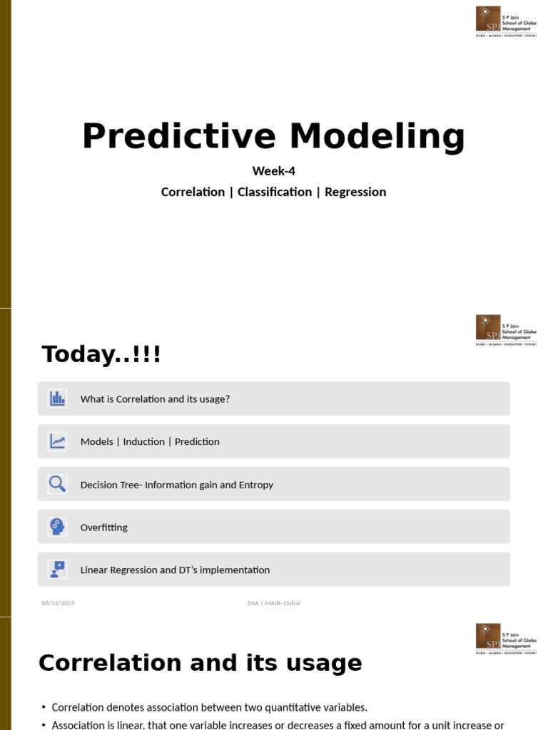 Predictive Modeling | PDF | Statistical Analysis | Teaching Mathematics