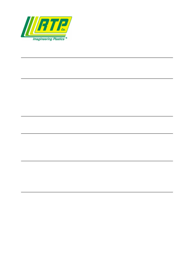 RTP 299 Nylon 6 Product Data Sheet | PDF | Pascal (Unit) | Building ...