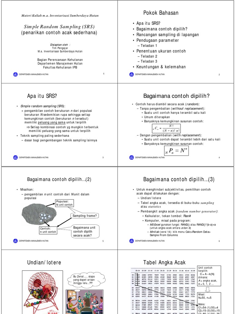 2-Simple Random Sampling | PDF