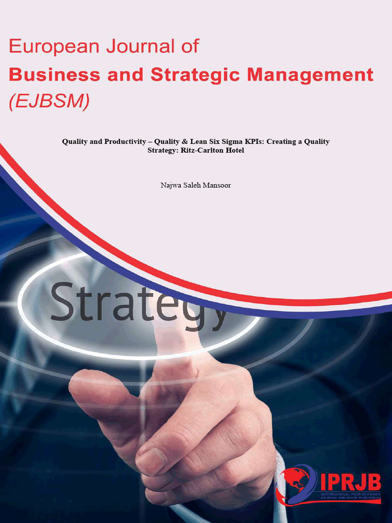 Ritz-Carlton Lean Six Sigma Quality KPIs | PDF | Performance Indicator ...