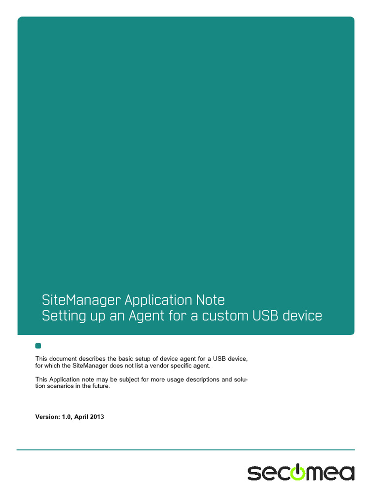 Custom USB Device Agent Setup Guide | PDF | Usb | Computer Engineering