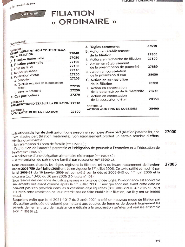 Filiation | PDF