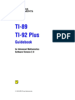 Manual TI 89