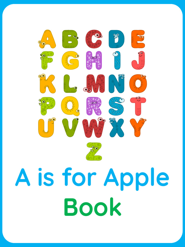 A Is For Apple Book | PDF