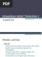 Kemahiran Hidup Tingkatan 2 - Jahitan