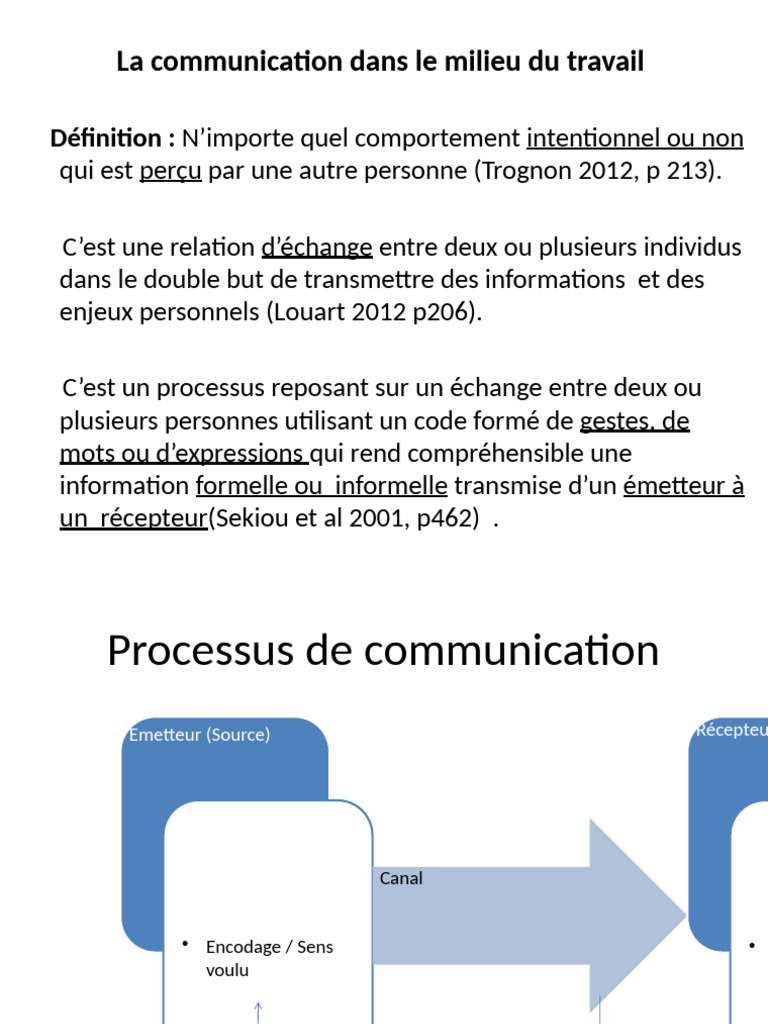Communication efficace au travail | PDF | la communication