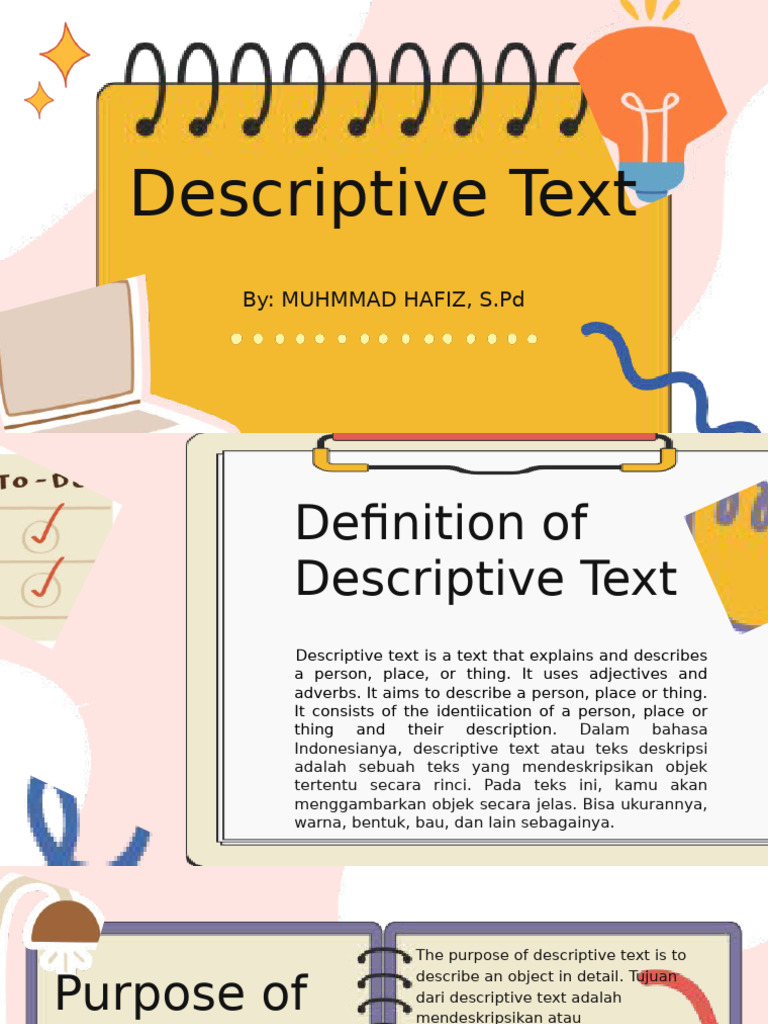Descriptive Text - X | PDF | Linguistics | Grammar