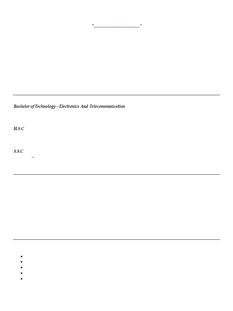 Electronics Engineering Student Profile | PDF | Embedded System | Arduino