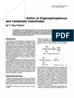 Mechanism of Action Carbamates and Phosphor A Dos
