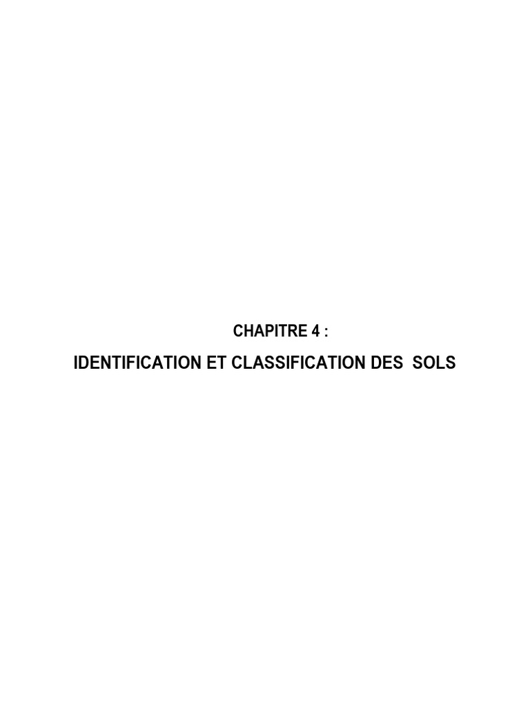 Classification des sols selon GTR | PDF | Physique appliquée et ...