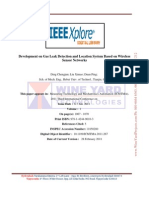 Development On Gas Leak Detection and Location System Based On Wireless Sensor Networks