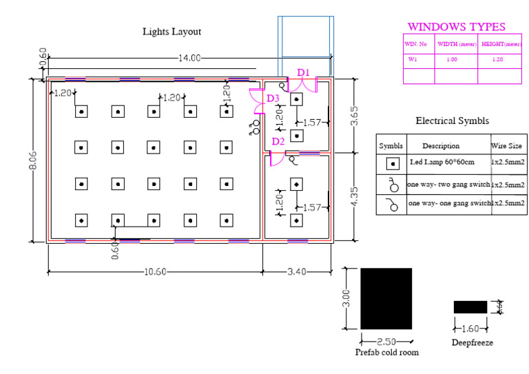 Window Types and Electrical Layouts | PDF