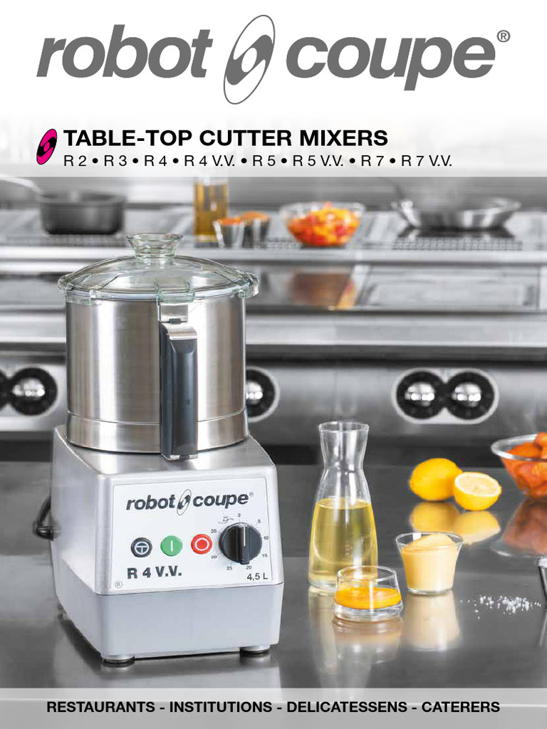 Table-Top Cutter Mixers Overview | PDF | Mains Electricity