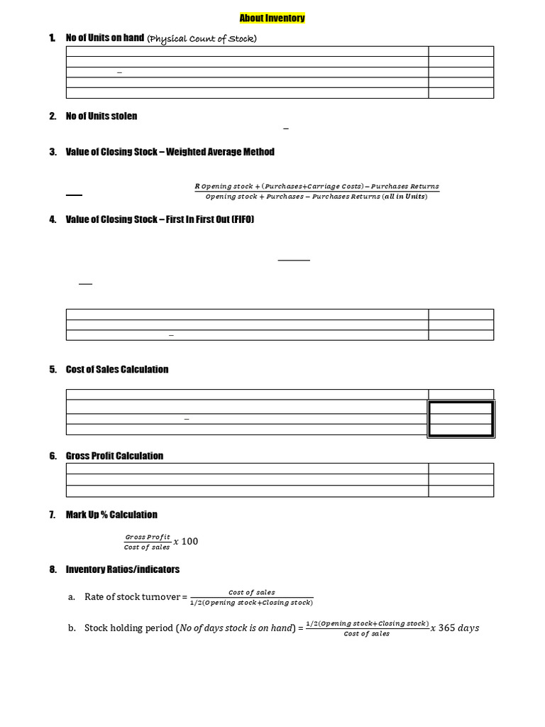 Inventory Valuation Methods Explained | PDF | Cost Of Goods Sold | Business