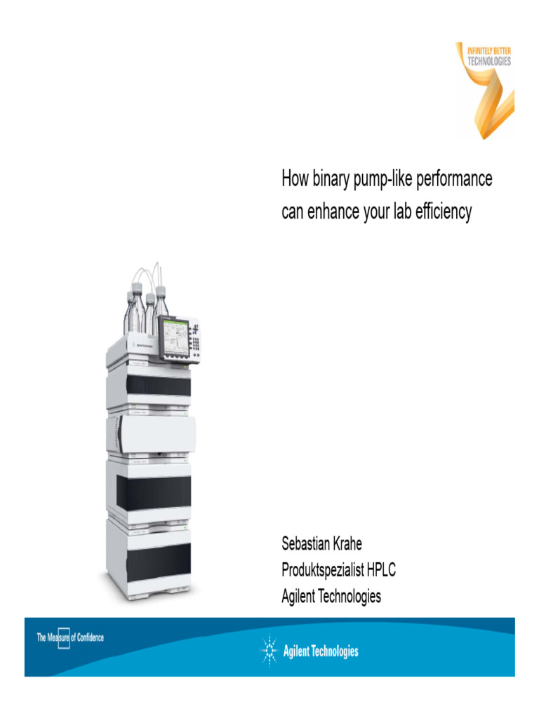 Agilent 1290 Quaternary LC Pump Overview | PDF | High Performance ...