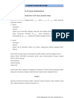Surat Perjanjian Titip Jual (Konsinyasi)