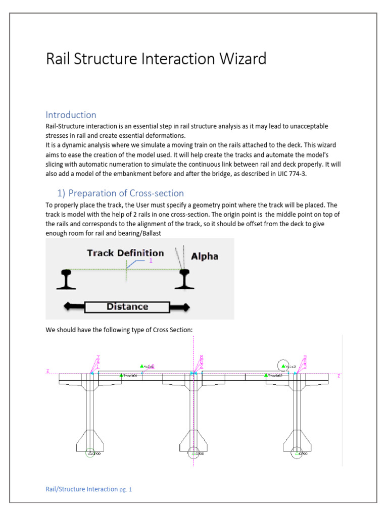 Rail-Structure Interaction Wizard Guide | PDF | Beam (Structure ...