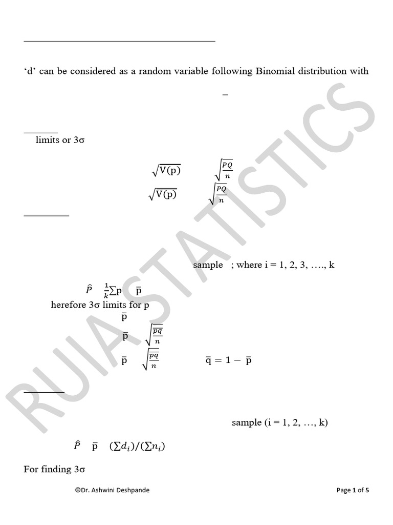 42 - Control Charts For Attributes | PDF | Sampling (Statistics ...