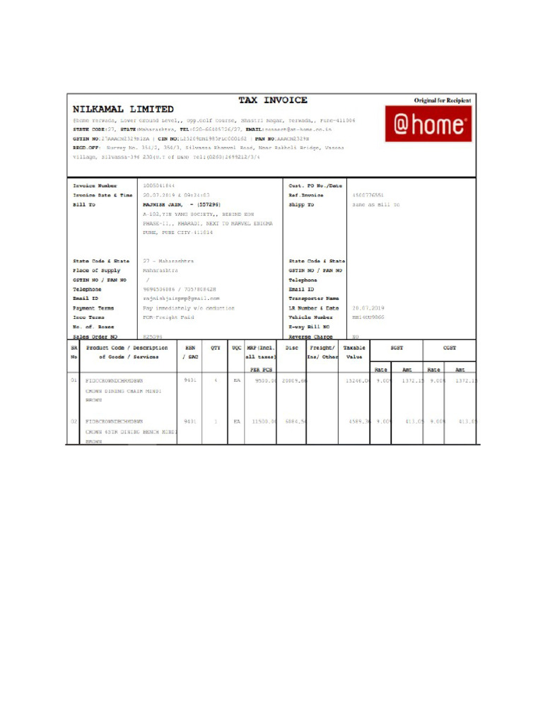 Invoice Doc 4.0 | PDF