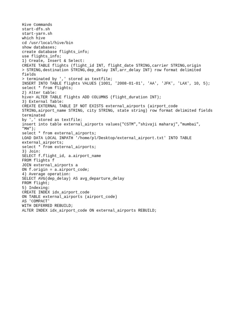 Hive | PDF