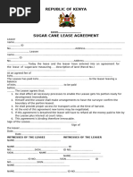 Kenya Land Lease Agreement Form | PDF