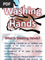 Medical Handwashing Procedure Guide | PDF | Hand Washing