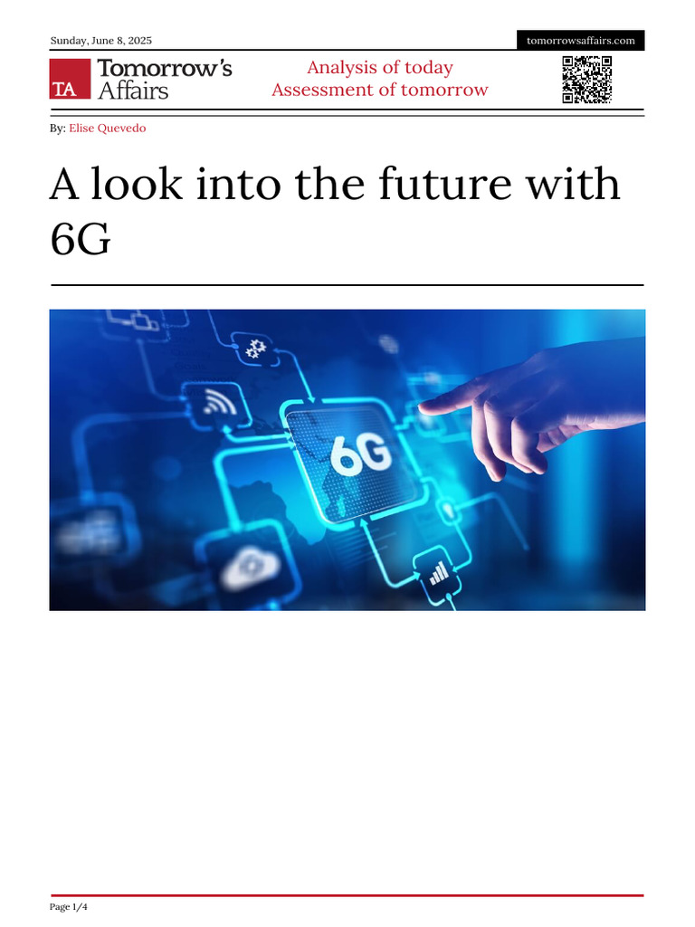 Future of 6G: Innovations and Challenges | PDF