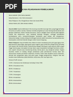 FORMAT RPP Deep Learning - PM Tahun 2025-2026 | PDF