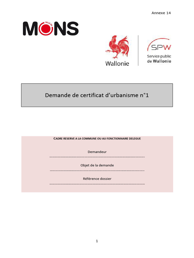 Demande de certificat d'urbanisme n°1 | PDF | Justice | Crime et violence