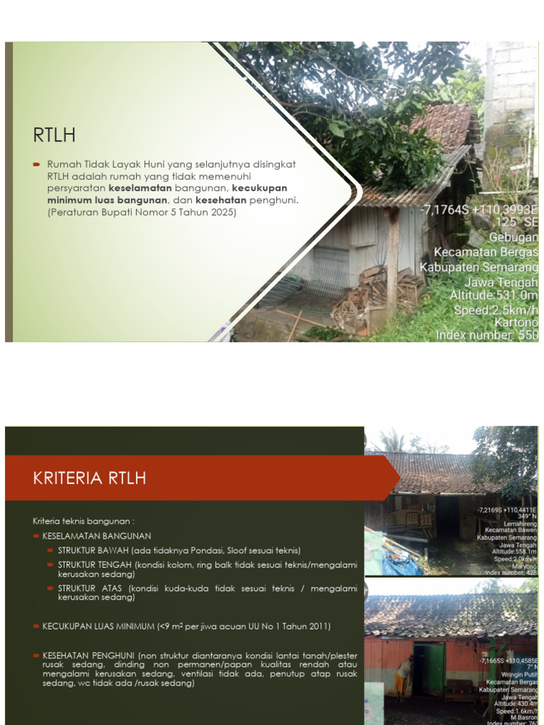 Kriteria dan Mekanisme RTLH 2025 | PDF