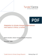 Download Adaptation to climate change in international river basins in Africa a review by Tyndall Centre for Climate Change Research SN8751560 doc pdf