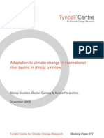 Adaptation To Climate Change in International River Basins in Africa: A Review