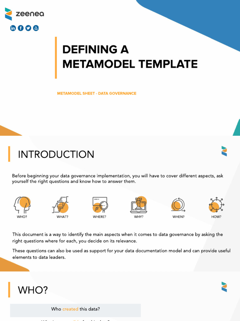 En - Defining A Metamodel Template | PDF