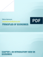 Principles of Economics: Maria Apresyan