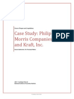 M&A Case Study - Philip Morris Companies and Kraft, Inc.