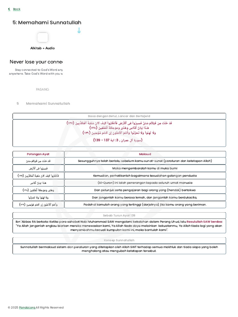 Memahami Konsep Sunnatullah | PDF