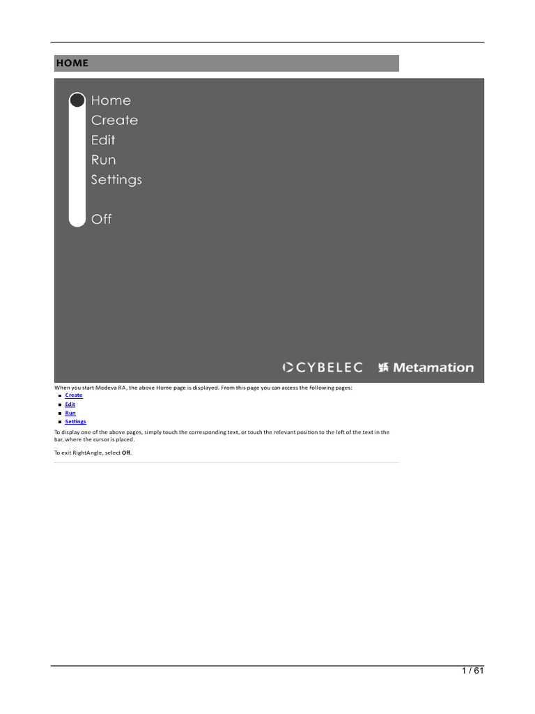 Modeva RA: Create & Edit Programs | PDF | 3 D Computer Graphics | Extrusion