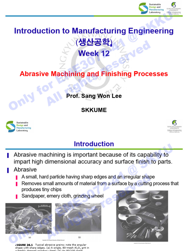 Abrasive Machining Techniques Overview | PDF | Abrasive | Materials