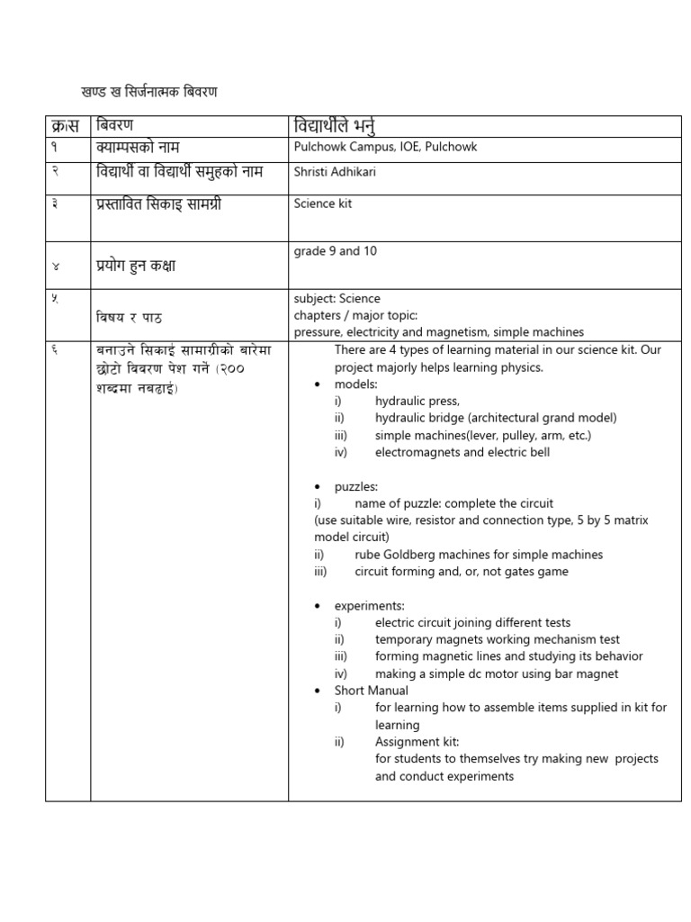 Science Kit for Grades 9-10 Physics | PDF | Machines | Magnetism
